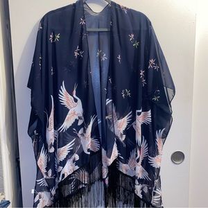 sheer kimono